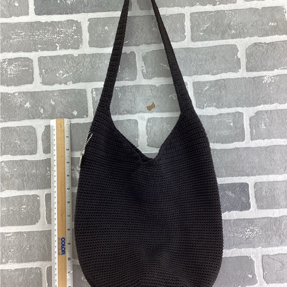 The Sak black knit hobo shoulder purse - Picture 2 of 4